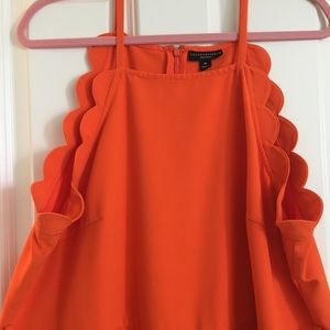 Victoria Beckham Scalloped Romper